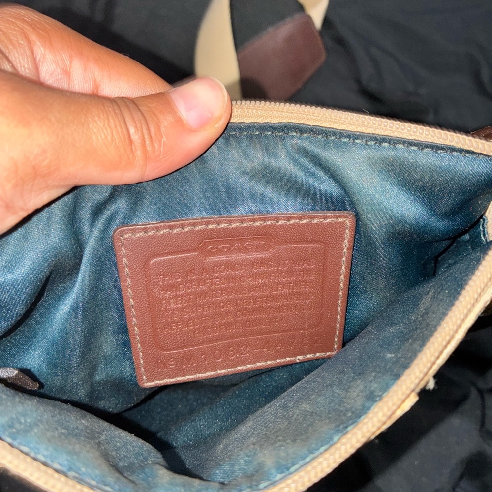 Coach Tan and Brown Crossbody Bag - Picture 7 of 8
